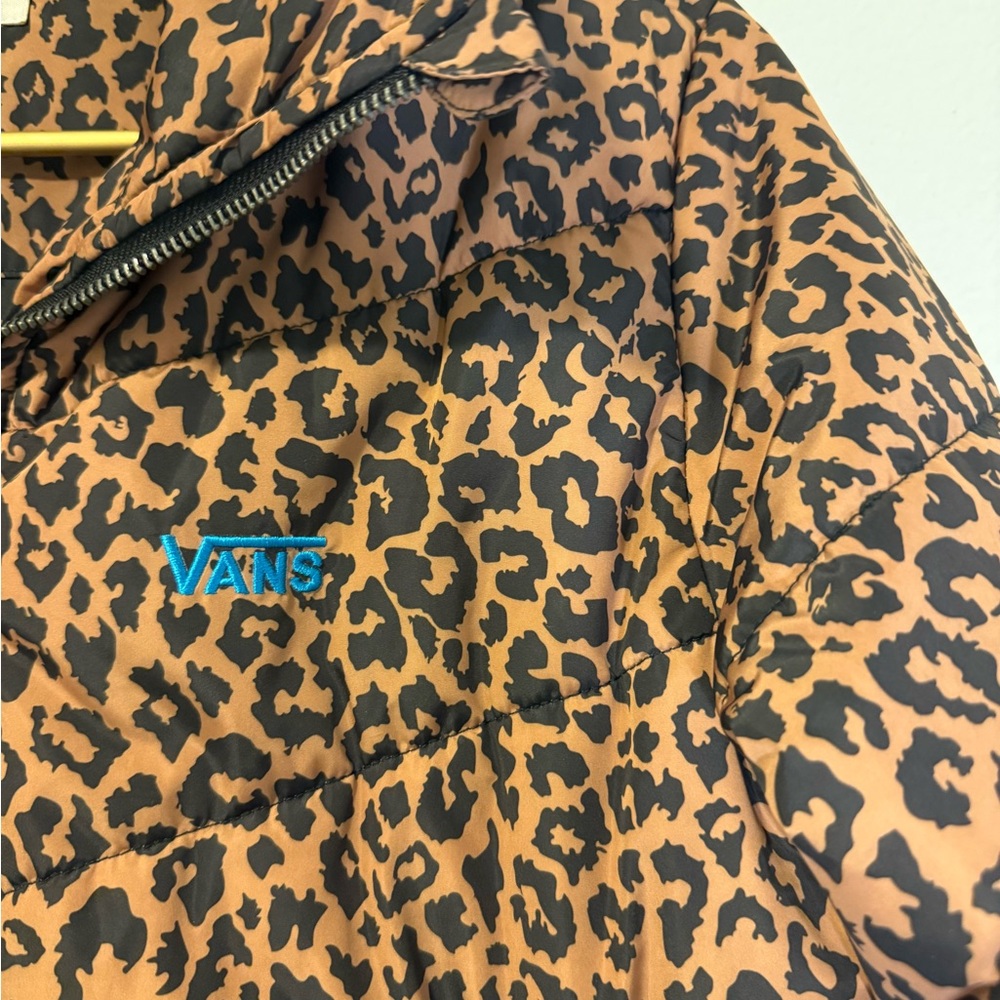 Vans Foundry V Puffer MTE Jacket In Leopard Small - Picture 6 of 8